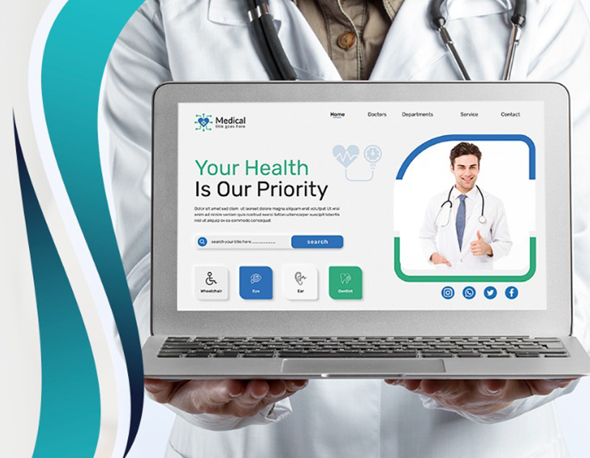 health care web development